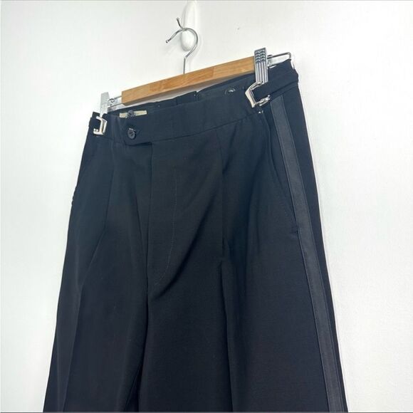 Vintage Yves Saint Laurent Black Tuxedo Pant - Picture 3 of 11